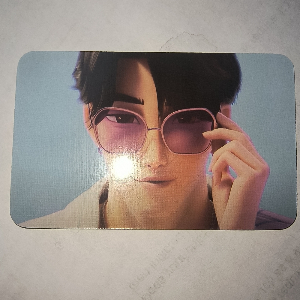 Stylish Sunglasses Character Print Card K-pop Demon Hunters Jinu